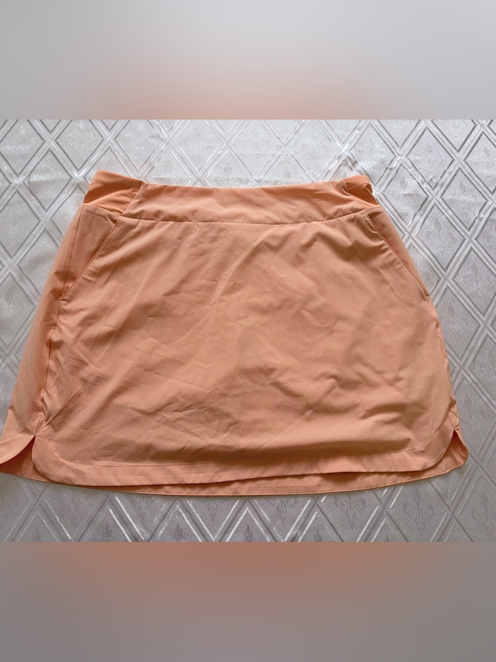 Walter Hagen Peach-Orange Golf Skort